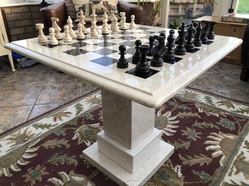 Marble Chess Table | Chess Table | Chess Board | Chess Set