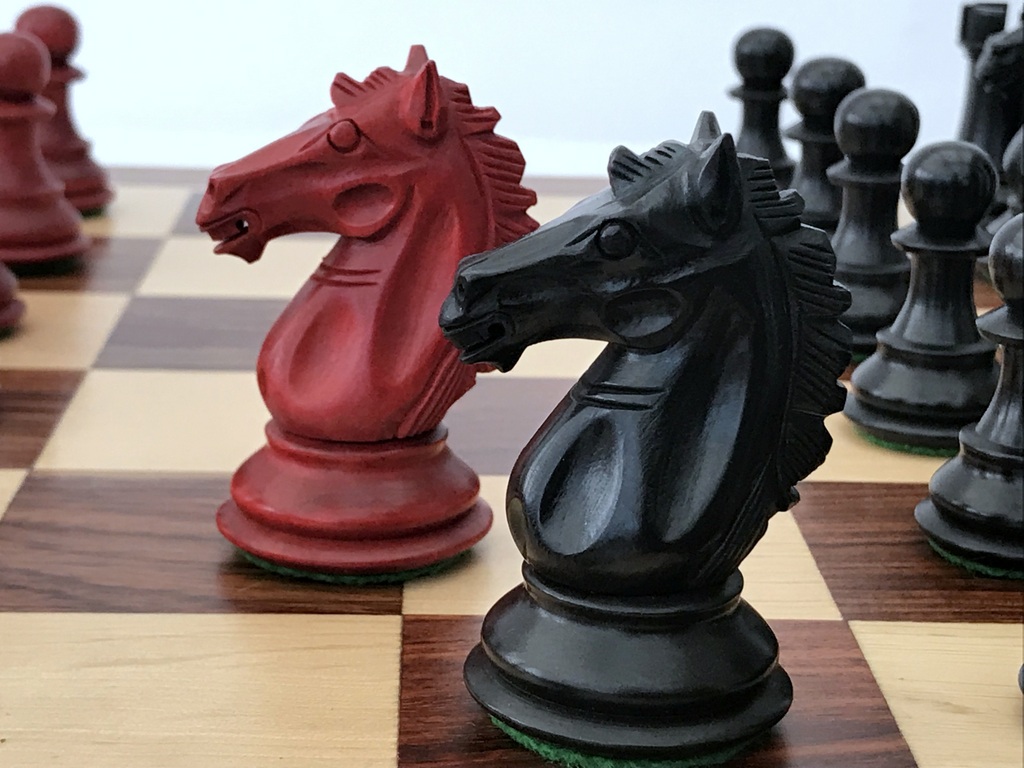 The Rebecca in Red and Black - ChessBaron Chess Sets USA - Call (213 ...