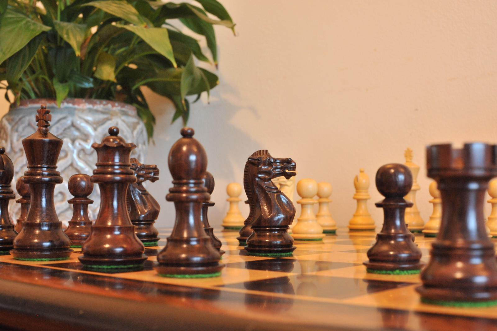 Luxury Chess Pieces  High-end Wooden Chess Pieces for Sale