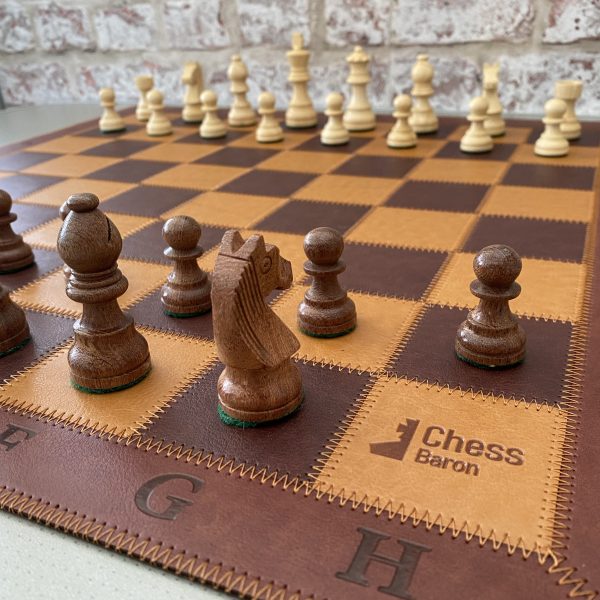 4 Player Chess Set on Vinyl Board (Triple Weighted) – Fancy Chess