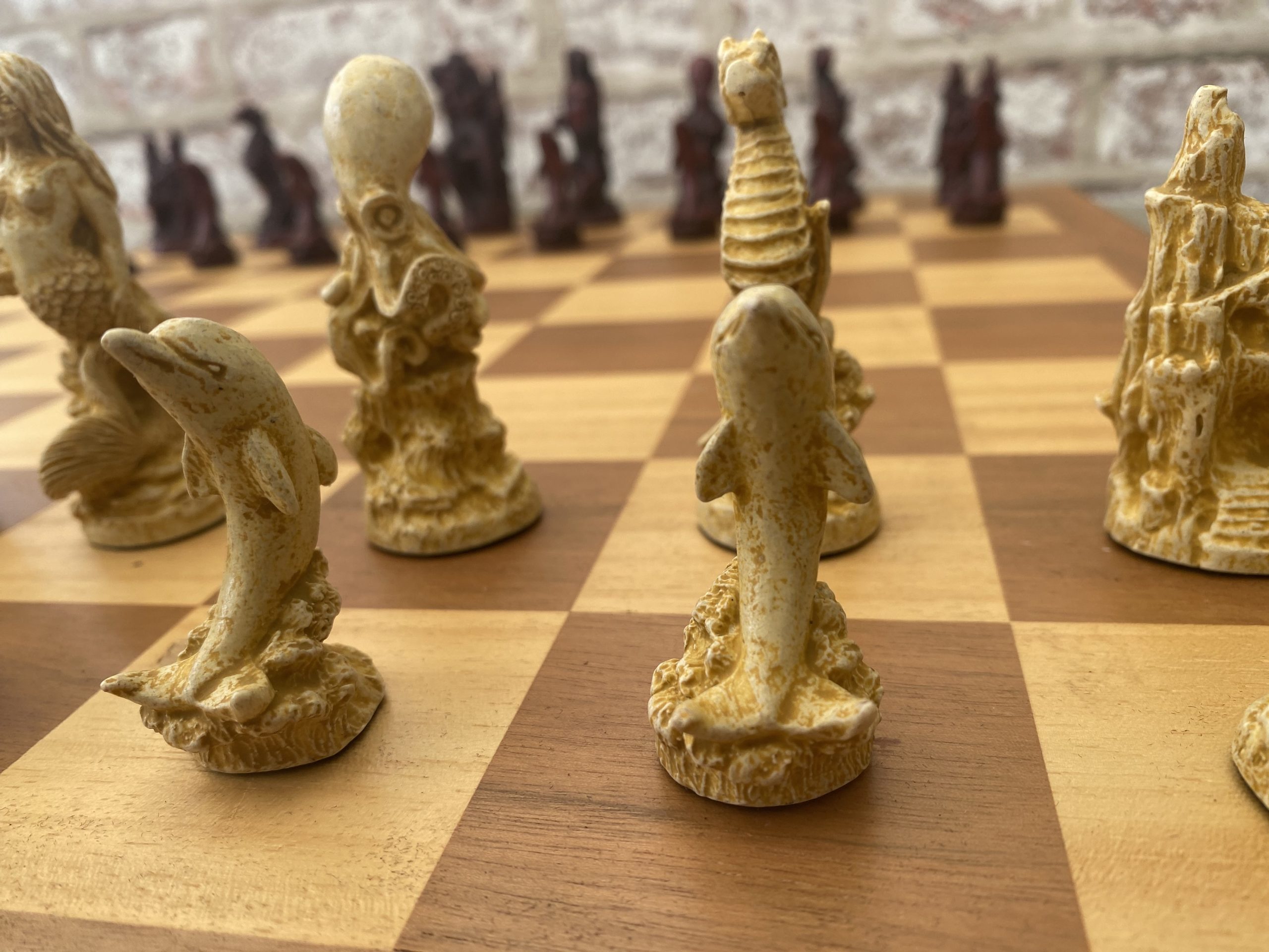 Luxury Wooden Ancient Egyptian Theme Chess Set